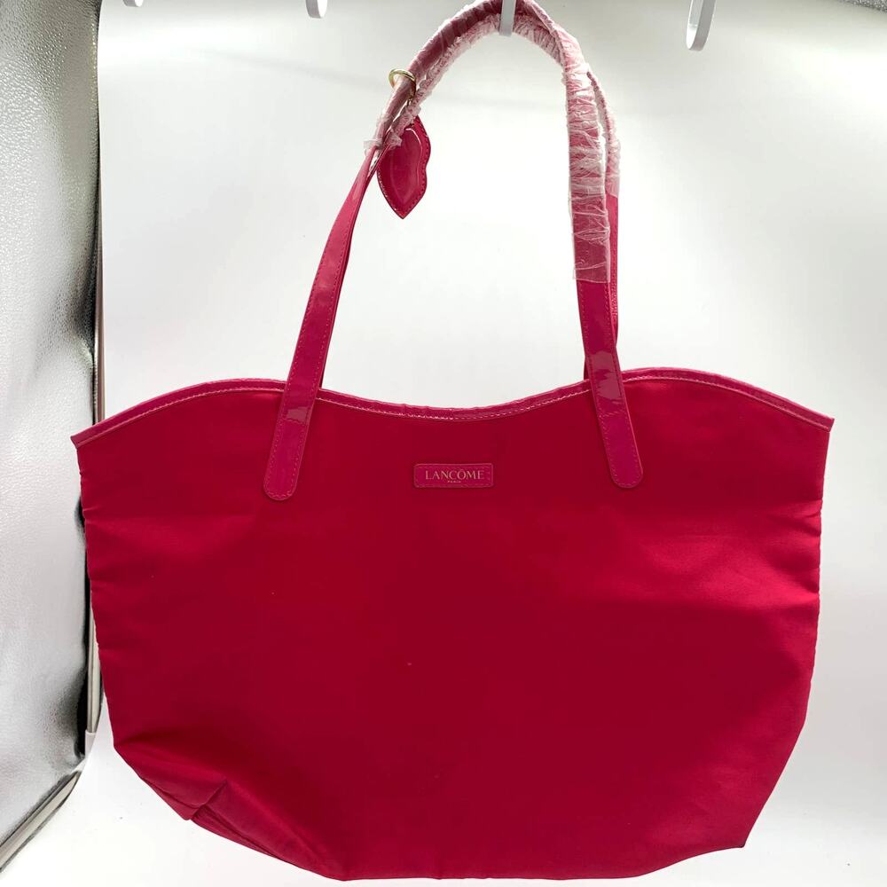 Lancome Handbags Tote Womens Medium Bags Hot Pink Color Purse